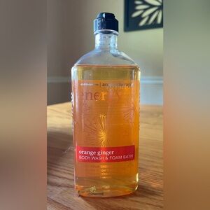 BATH & BODY WORKS AROMATHERAPY ENERGY ORANGE GINGER BODY WASH FOAM 10 oz  NEW